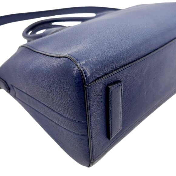 Givenchy  Antigona Leather Satchel Shoulder Bag Navy Blue - Picture 7 of 12